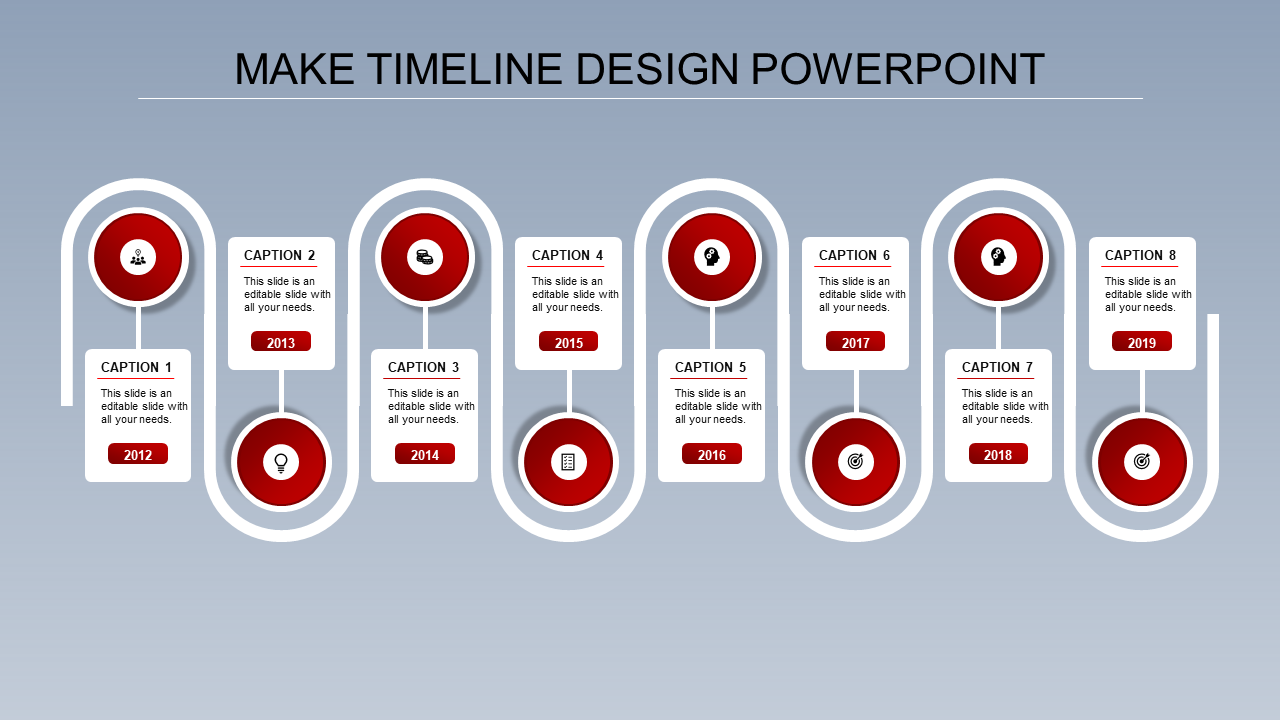 Awesome Timeline Template PPT and Google Slides
